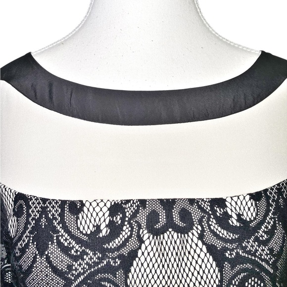 Chico's Black and White Patterned Blouse - Picture 4 of 14